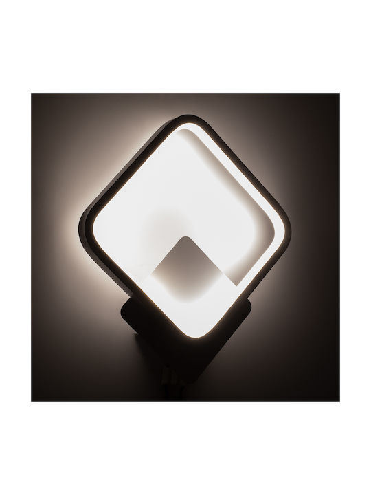 GloboStar Lena Modern Lamp Wall with Integrated LED and Adjustable White Light 25x29.5cm