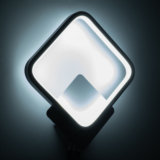 GloboStar Lena Modern Lumină de Perete cu LED Integrat și Lumină Alb Reglabil 25x29.5cm