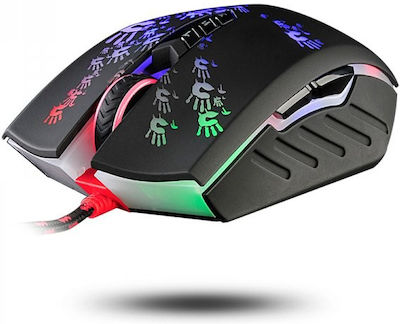 A4Tech Bloody Blazing A60 RGB Gaming Ποντίκι 4000 DPI Μαύρο