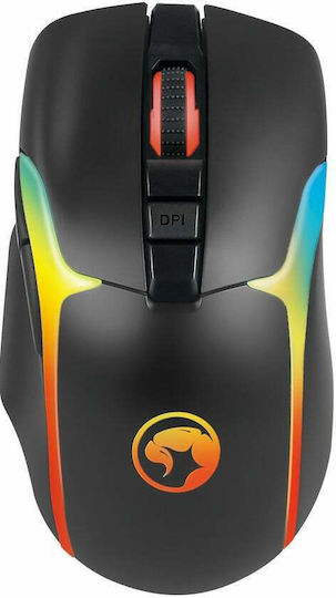 Marvo M729W Ασύρματο RGB Gaming Ποντίκι 4800 DPI Μαύρο