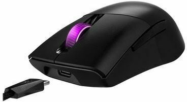 Asus ROG Keris Ασύρματο RGB Gaming Ποντίκι 16000 DPI Μαύρο