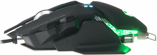 Meetion GM80 RGB Gaming Ποντίκι 4000 DPI Μαύρο