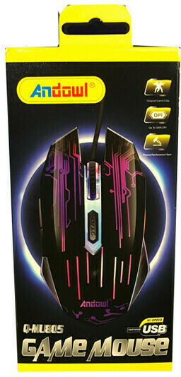 Andowl Q-MU805 RGB Gaming Mouse 3200 DPI Negru