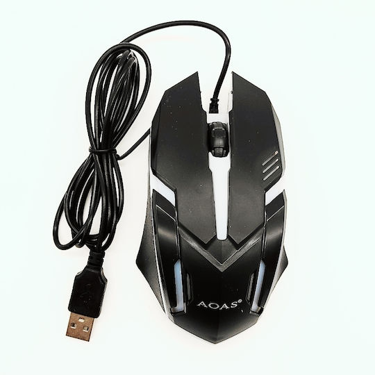 Aoas Aoas v02 Gaming Ποντίκι Μαύρο