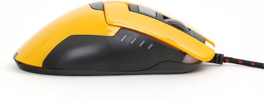 Omega Varr OM-270 Gaming Gaming Maus 3200 DPI Gelb