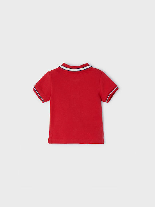 Mayoral Kids Polo Short Sleeve Red