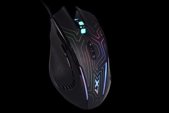 A4Tech X87 RGB Gaming Mouse Negru