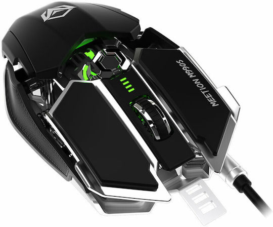 Meetion M990S RGB Gaming Ποντίκι 4000 DPI Μαύρο