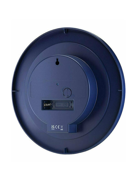 Braun BC06BL Silent Ceas de Perete Plastic Albastru marin Ø20cm