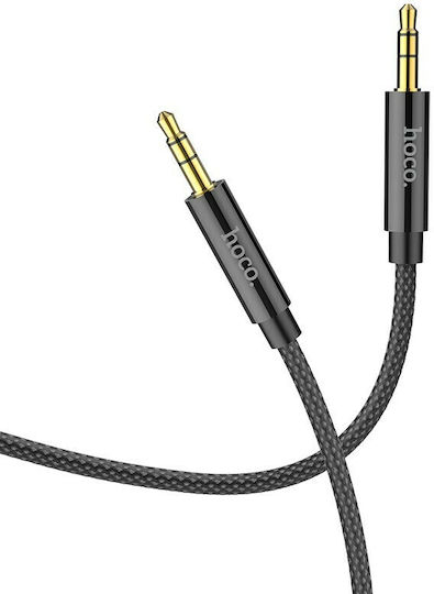 Hoco 3.5mm Jack Cable Male - 3.5mm Jack Male Black 1m