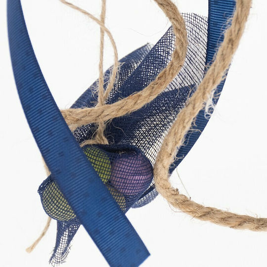 Christening Favor with Decorative Hot Air Balloon made of Fabric