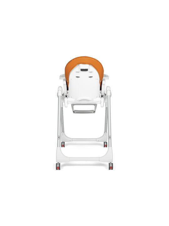 Peg Perego Prima Pappa Follow Me Foldable Baby Highchair With Adjustable Height Red