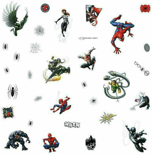 RoomMates Decor Kids Wall Sticker Spider Man 32pcs