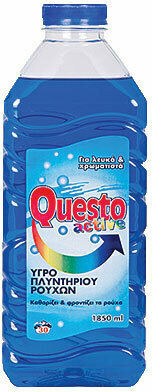 Questo Active Liquid Detergent with Fragrance Sea anemone for Whites & Coloreds Clothes 1.85lt (30 Measuring Cups)
