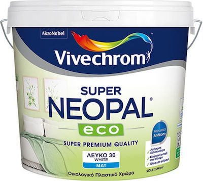 Vivechrom Neopal Eco Plastic Ecological Paint for Interior Use White 3lt