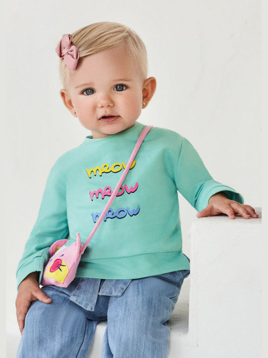 Mayoral Kids Sweatshirt Turquoise