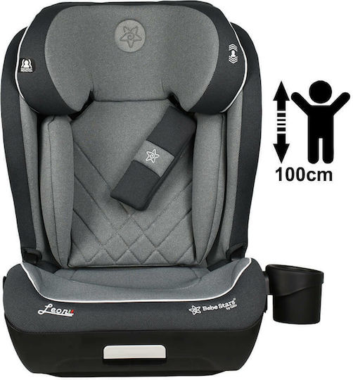 Bebe Stars Leon Baby Car Seat i-Size with Isofix Grey