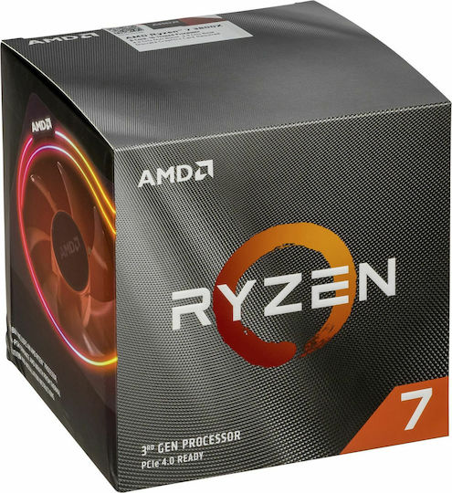 AMD Ryzen 7 3800X 3.9GHz Επεξεργαστής 8 Πυρήνων για Socket AM4 σε Κουτί με Ψύκτρα