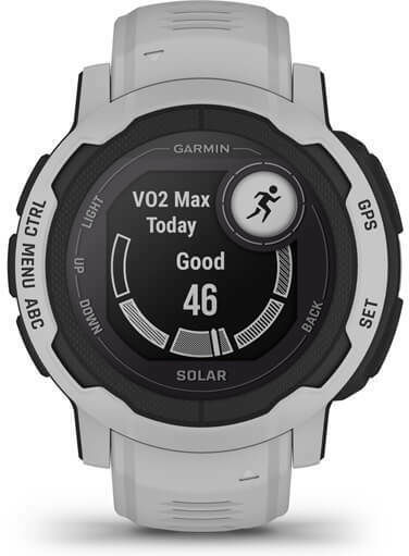 Garmin Instinct 2 Solar 45mm Αδιάβροχο Smartwatch με Παλμογράφο (Mist Gray)