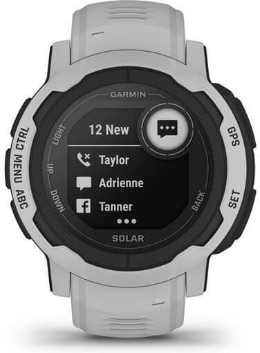 Garmin Instinct 2 Solar 45mm Αδιάβροχο Smartwatch με Παλμογράφο (Mist Gray)
