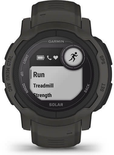 Garmin Instinct 2 Solar 45mm Αδιάβροχο Smartwatch με Παλμογράφο (Graphite)
