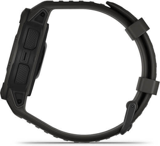 Garmin Instinct 2 Solar 45mm Αδιάβροχο Smartwatch με Παλμογράφο (Graphite)