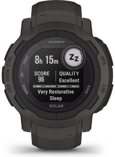 Garmin Instinct 2 Solar 45mm Αδιάβροχο Smartwatch με Παλμογράφο (Graphite)