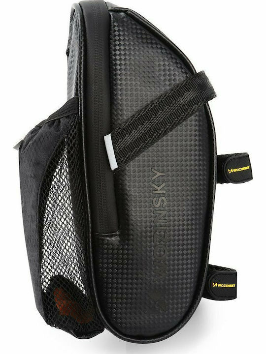 Wozinsky Saddle Bottle Bag Bicycle Saddle Bag Black WBB20BK