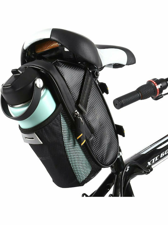 Wozinsky Saddle Bottle Bag Bicycle Saddle Bag Black WBB20BK