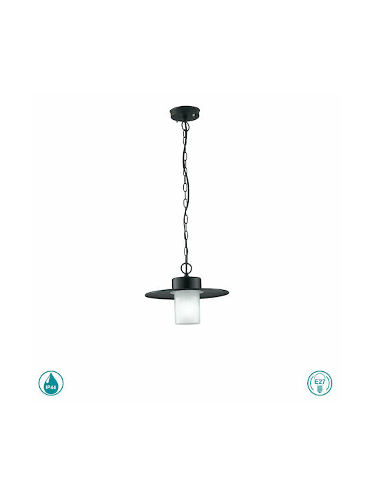 Fan Europe Outdoor Hanging Ceiling Light E27 in Black Color LANT-YORK-S1