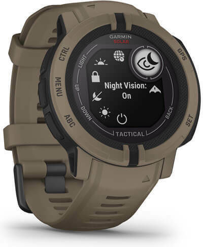 Garmin Instinct 2 Solar Tactical Edition 45mm Rezistent la apă Smartwatch (Coyote Tan)