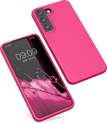 KWmobile Soft Flexible Umschlag Rückseite Silikon Neon Pink (Galaxy S22 5G) 56758.77