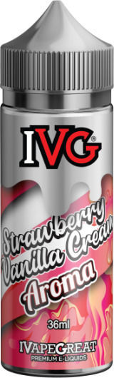 IVG Flavor Shot Strawberry Vanilla Cream 36ml/120ml 1τμχ