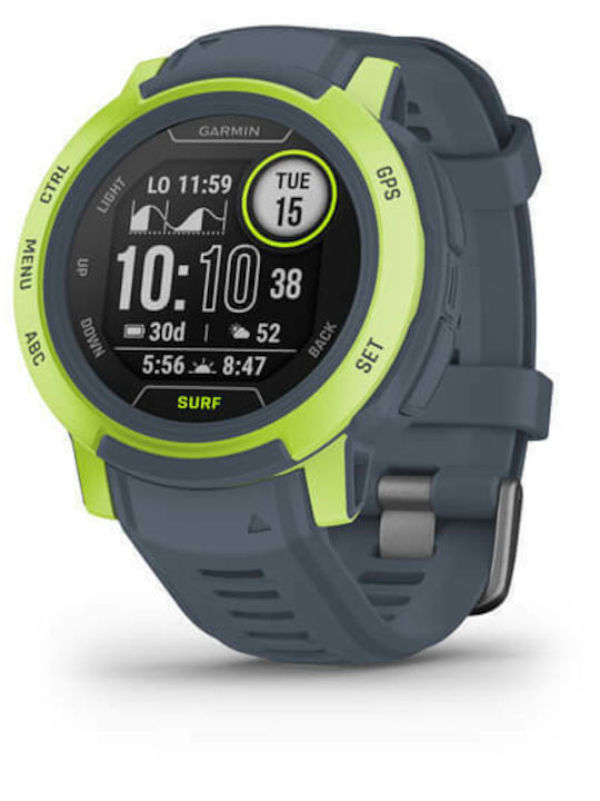 Garmin Instinct 2 Surf Edition 45mm Waterproof Smartwatch with Heart Rate Monitor (Mavericks)