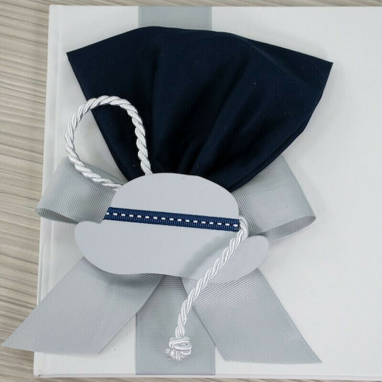 Papillon Kids Small Mister Handmade Baptism Guest Book Made of Cardboard