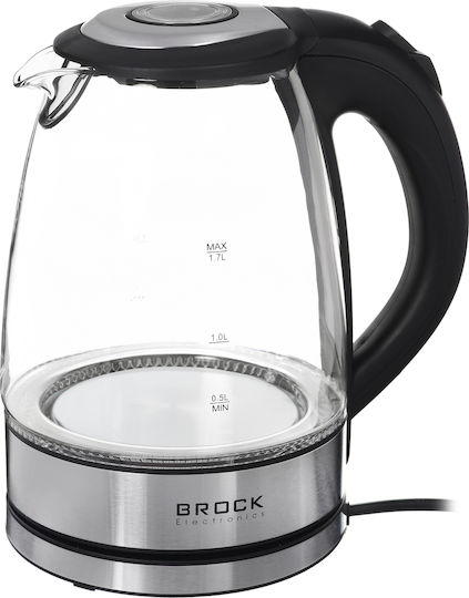 Brock WK 2102 BK Reisekessel 1.7Es 2200W Schwarz