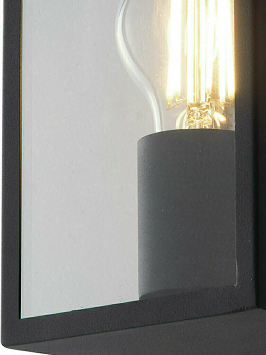 Fan Europe Wandmontierte Außen-Deckenleuchte E27 IP44 13x13x26εκ.