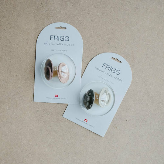 Frigg Πιπίλες Καουτσούκ για 6-18 μηνών Daisy Rose Gold Willow 2τμχ