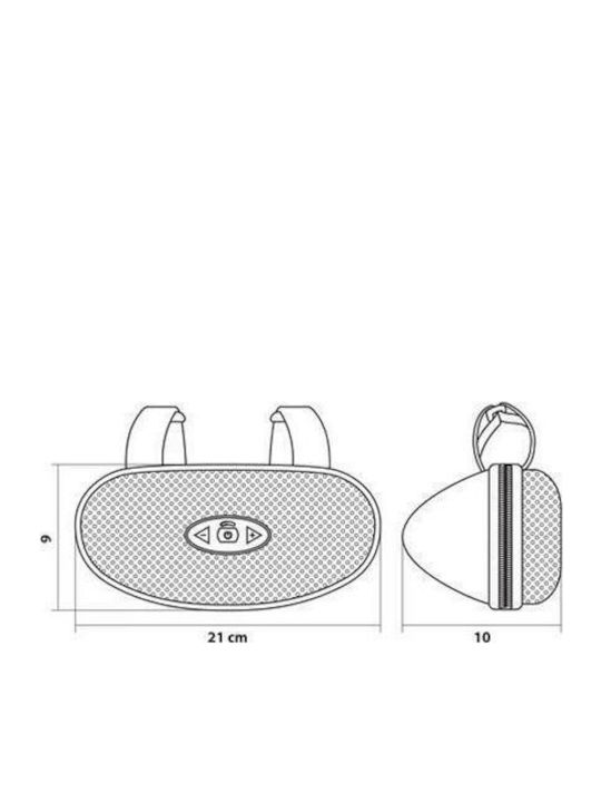 Lampa 9457.0lb Торба за велосипедна рамка Черен L9457.0