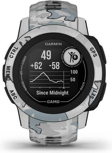 Garmin Instinct 2S Camo Edition 40mm Wasserdicht Smartwatch mit Pulsmesser (Mist Camo)