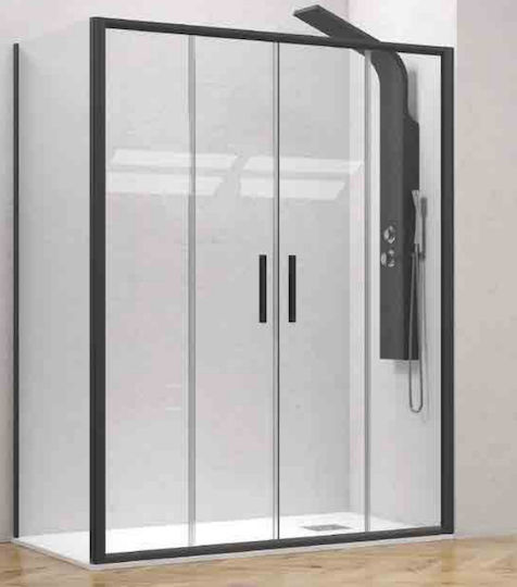 Karag EFE 600 NP-10 Καμπίνα Ντουζιέρας με Συρόμενη Πόρτα 160x190cm Clear Glass