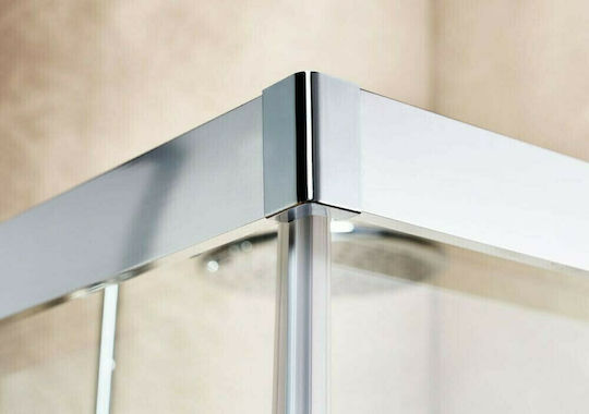 Tema Καμπίνα Ντουζιέρας με Συρόμενη Πόρτα 100x100x180cm Clear Glass