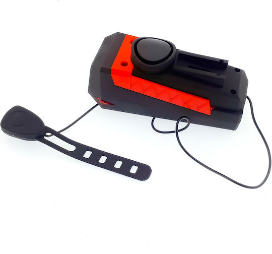 DX-002 Rechargeable Front Bicycle Light Waterproof Led 350LM & Horn Siren 140DB
