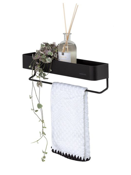 Sealskin Brix Επιτοίχια Ραφιέρα Μπάνιου Μεταλλική με 1 Ράφι 35x10x8cm
