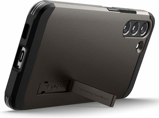 Spigen Tough Armor Umschlag Rückseite Kunststoff 2mm Gunmetal (Galaxy S22 5G)