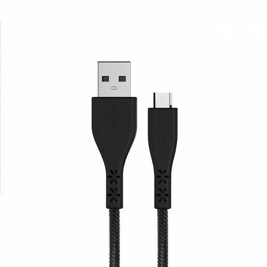 Energizer Φορτιστής με Θύρα USB-A και Καλώδιο micro USB Μαύρος (AC1AEULMCM)