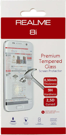 Volte-Tel 2.5D Full Glue Tempered Glass (Realme 8i)