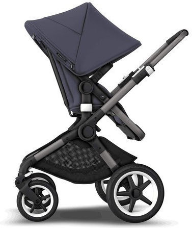 Bugaboo Fox 3 Adjustable 2 in 1 Baby Stroller Suitable for Newborn Graphite Stormy Blue 9.9kg