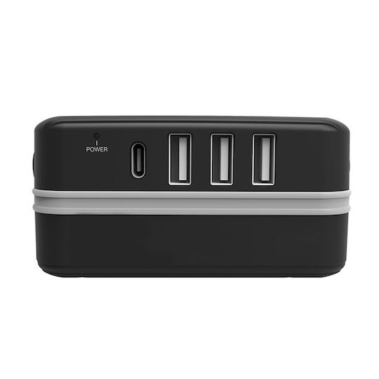 Energizer Charger Without Cable with 3 USB-A Ports and USB-C Port 15W Blacks (TA639C)