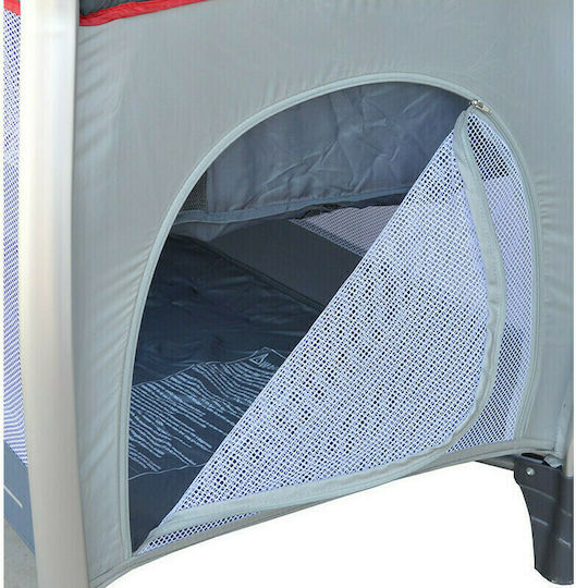 Bebe Stars Nobby Παρκοκρέβατο 2 Επιπέδων με Στρώμα Καφέ 125x65cm